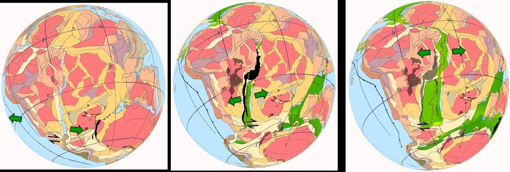 Tectonic Events Falkland rifting (~175-150 Ma) Upper Jurassic Argentina/Uruguay-Namibia breakup (~142-130 Ma) Lower Cretaceous (Berriasian-Barremian) Brazil-Angola