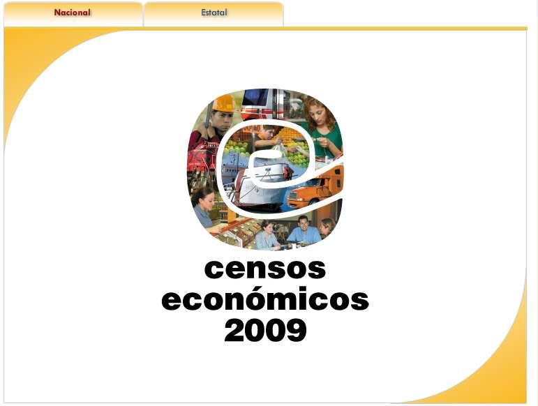 Data base Economic Censuses 2009 Statistical indices: Around 300 Geographic coverage: States 32