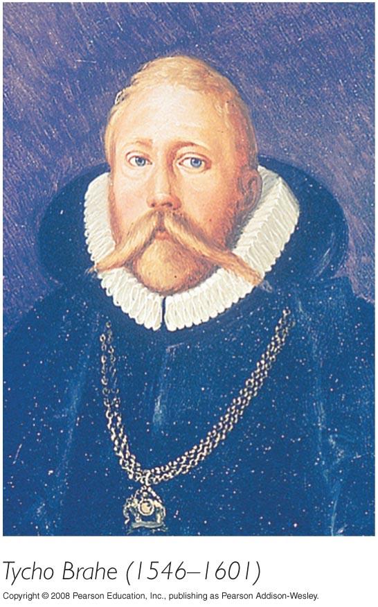 e., heliocentric) system by Aristarchus Worked out the detailed geometry of the solar system Flaw - motions must be perfect circles Tycho Brahe (1546-1601 A.D.