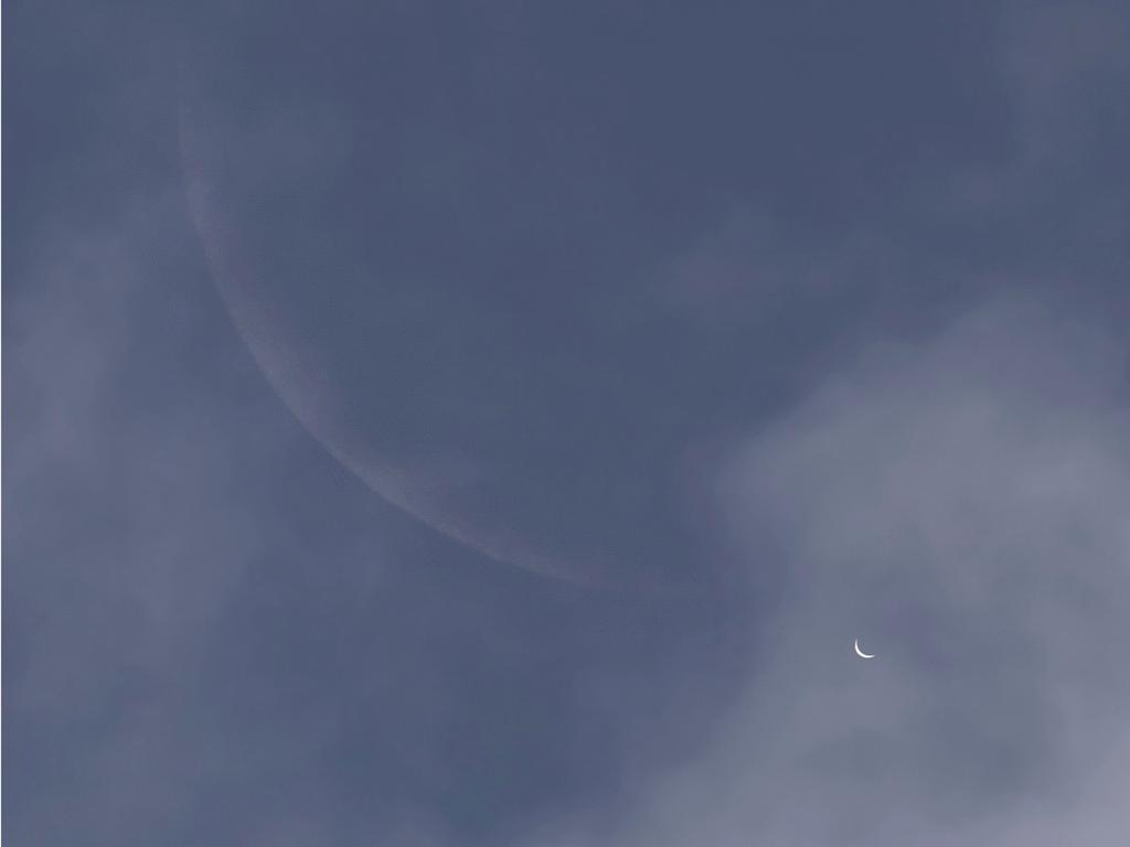 s orbit Crescent Moon & Venus