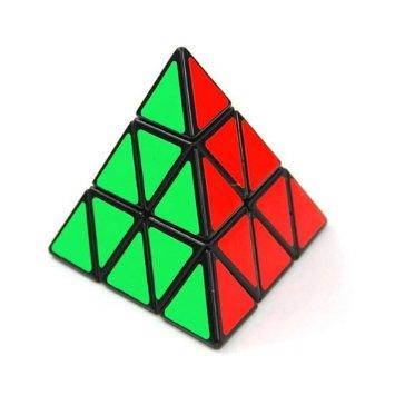 Pyraminx The Pyraminx is a tetrahedron shaped puzzle with rotatable corners. The tips of the tetrahedron can rotate separately as well.