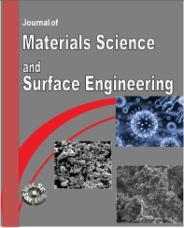 Journal of Materials Science & Surface Engineering Vol. 4 (1), 2016, pp 326-331 Contents lists available at http://www.jmsse.