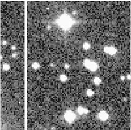 Mosaic CCD cameras Take multiple images of the same patch of sky at ~hour intervals Trans-neptunian