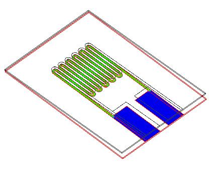 All Solvers: Deformed Shape Deformed shape can be taken into account Mechanical Stress Analysis (Substrate Bending)