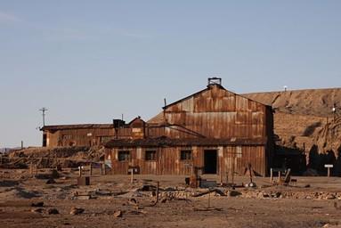 Q2. Humberstone was a town in the desert of Northern Chile in South America. It was built for the people who worked in the nearby sodium nitrate mines. The sodium nitrate was used as a fertiliser.