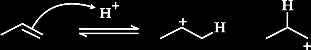 6. Carbocations are most often short-lived transient species and react further without being isolated. The fate of carbocation depends on its reactivity.