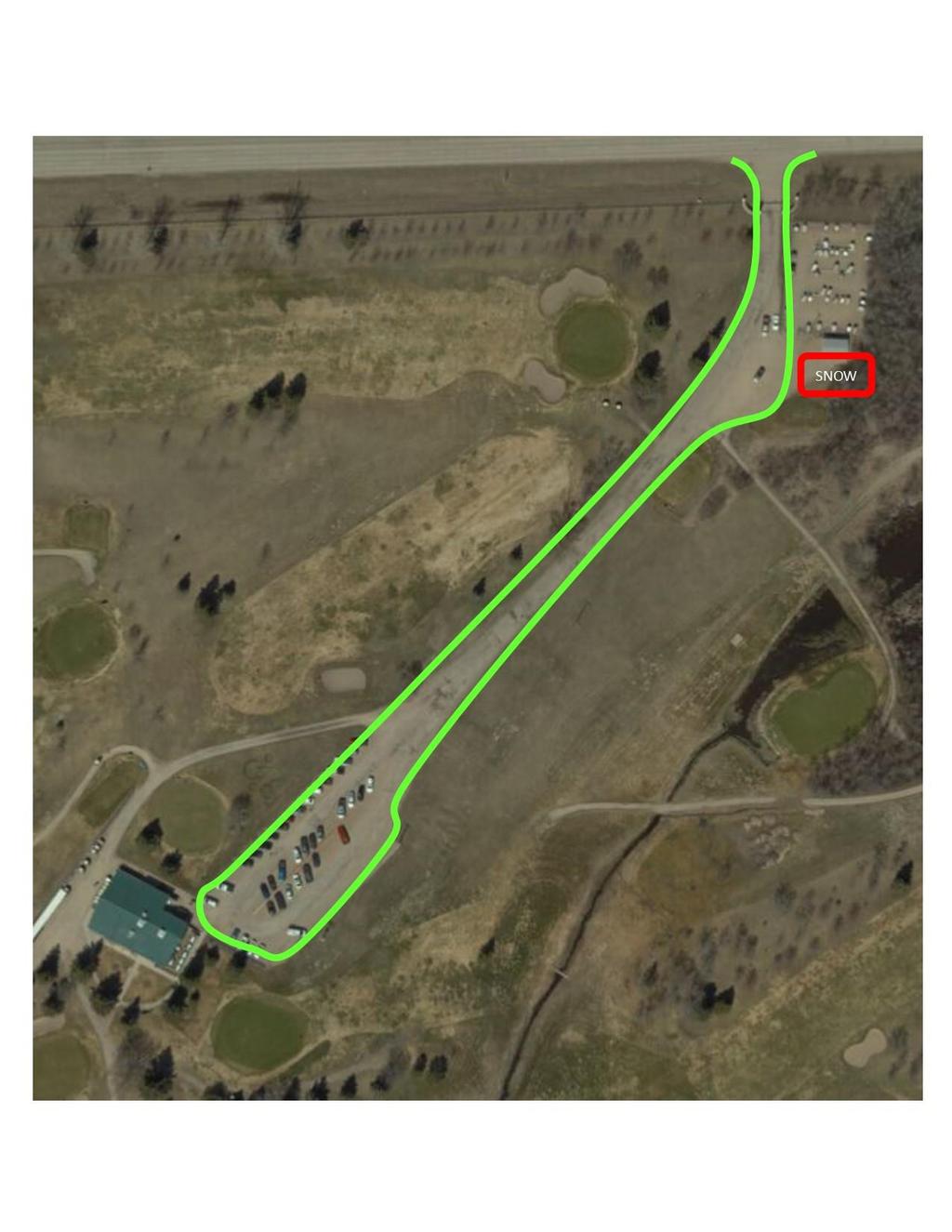 Deer Park Golf Course Highway 52 West Specifications: 1. Clearing is to provide one lane of access to the clubhouse only. 2. Clearing of the complete parking area is not required. 3.