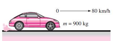 EXAMPLE 2 9 Power Needs of a Car to Accelerate Determine the power required to accelerate a