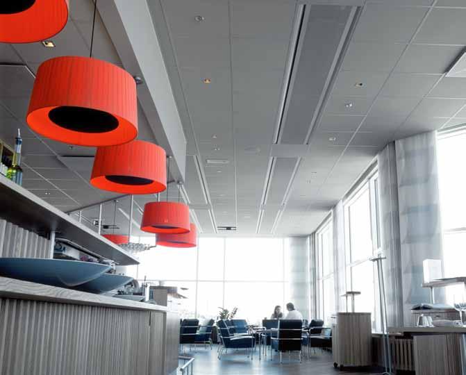 Use Lindab's supply air beam has a large cooling capacity and can therefore be used to advantage in rooms with substantial cooling requirements. In terms of appearance, looks similar to Professor.
