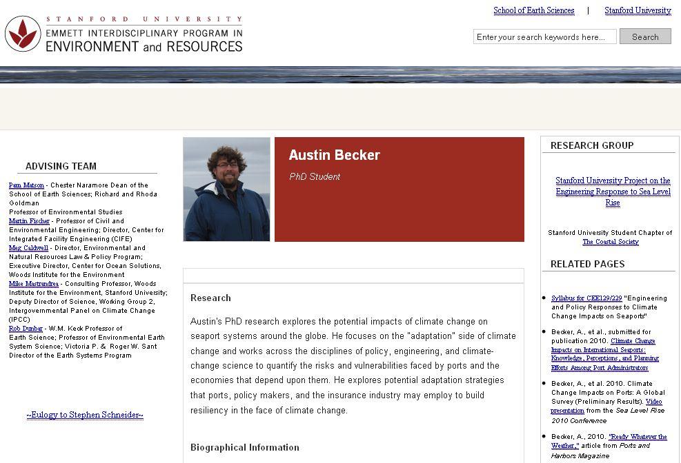 Student Stories Austin Becker Stanford Univ URI