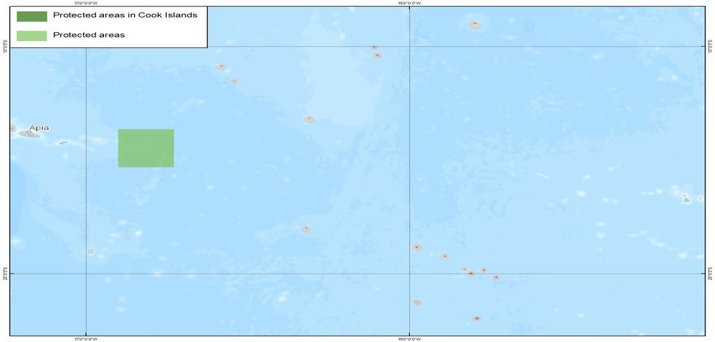 WDPA Data Status Report About this Report and the World Database on Protected Areas (WDPA) Map showing protected areas in the WDPA Cook Islands January 215 The WDPA is the most comprehensive global