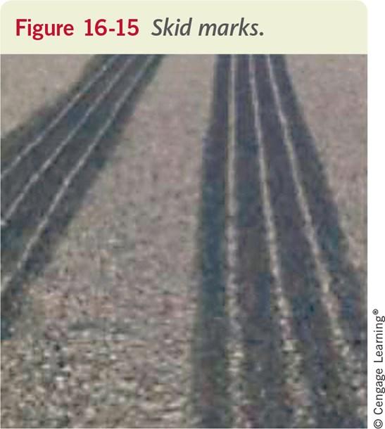 Accident Reconstruction Tire Marks If one or more wheels, one of three basic types of tire