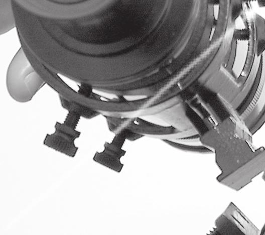 Viewfinder collimation screws and eyepiece 5) until the viewfinder crosshairs are precisely centered on the object
