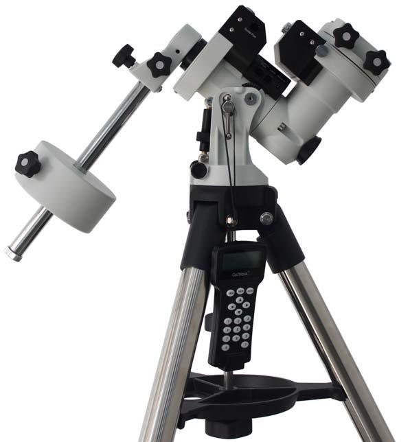 Quick Start Guide ZEQ25GT Balanced GoTo Equatorial Mount Models: #7100, #7101, #7102 PACKAGE CONTENTS 1 Telescope Mount with GPS, and AccuAligning TM dark field illuminated Polar Scope (except Model