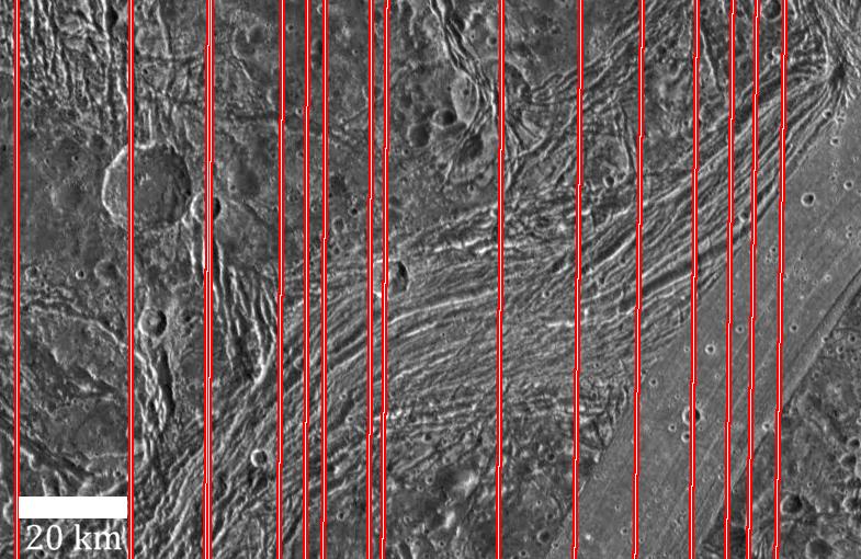 Ganymede JUICE Data Ganymede Laser