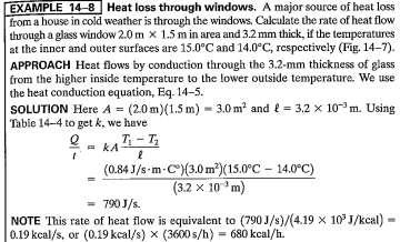 Conduction 14-6 Heat Transfer:
