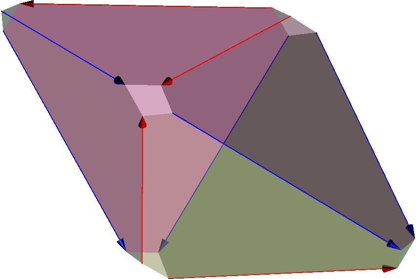 Triangulation picture Can also get the hyperbolic structure gluing two ideal tetrahedra, withinvariantsz, w.