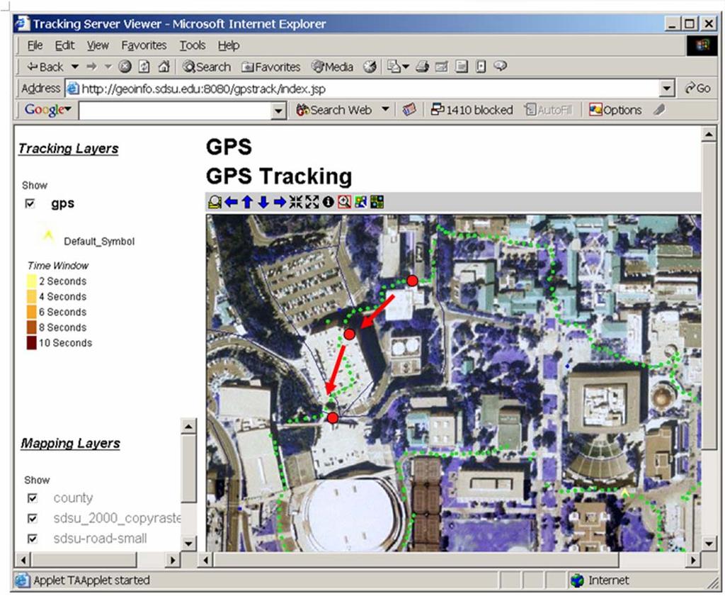 Mobile GIS with Real-time Tracking Server ESRI
