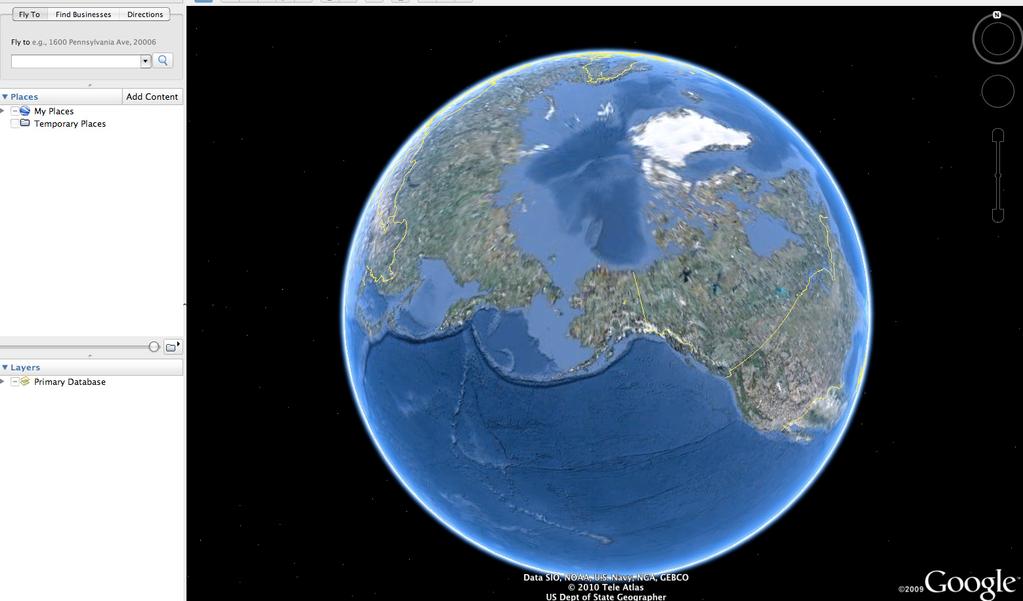 Student Information Sheet Google refers to Google Earth as a 3-D interface to the planet.