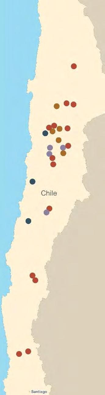 generating royalty interests Chile Mining country main economic activity Focused in the northern desert Safe country to work