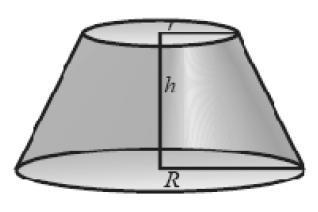 Units iv) Slant height of the cone l r + h v) Height of the cone h l r vi) Radius