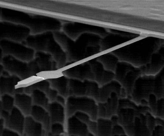 an 1 µm thick mass loading k = 86 µn/m f