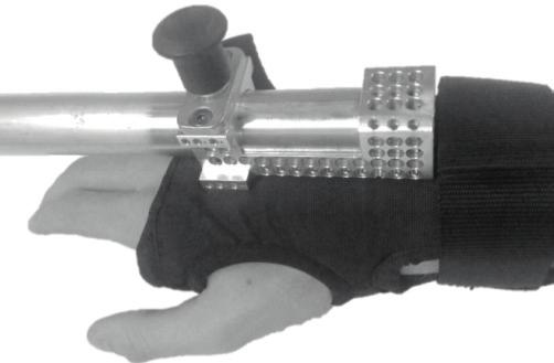 596 Dave Schorah et al. / Procedia Engineering 72 ( 2014 ) 593 598 Drop pin Rod Attachment Wrist guard Each participant performed 3 maximal swings with each rod with a rest between.
