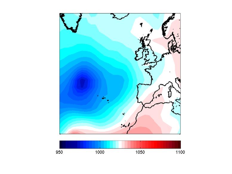 Pressure fields (SLP) (from NCEP-NCAR Atmospheric