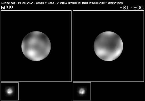 Pluto and Triton - UV spectra indicate compositional differences between Pluto and Triton - Stellar occultation first