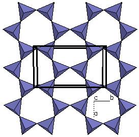 Tetrahedra are arranged in planes