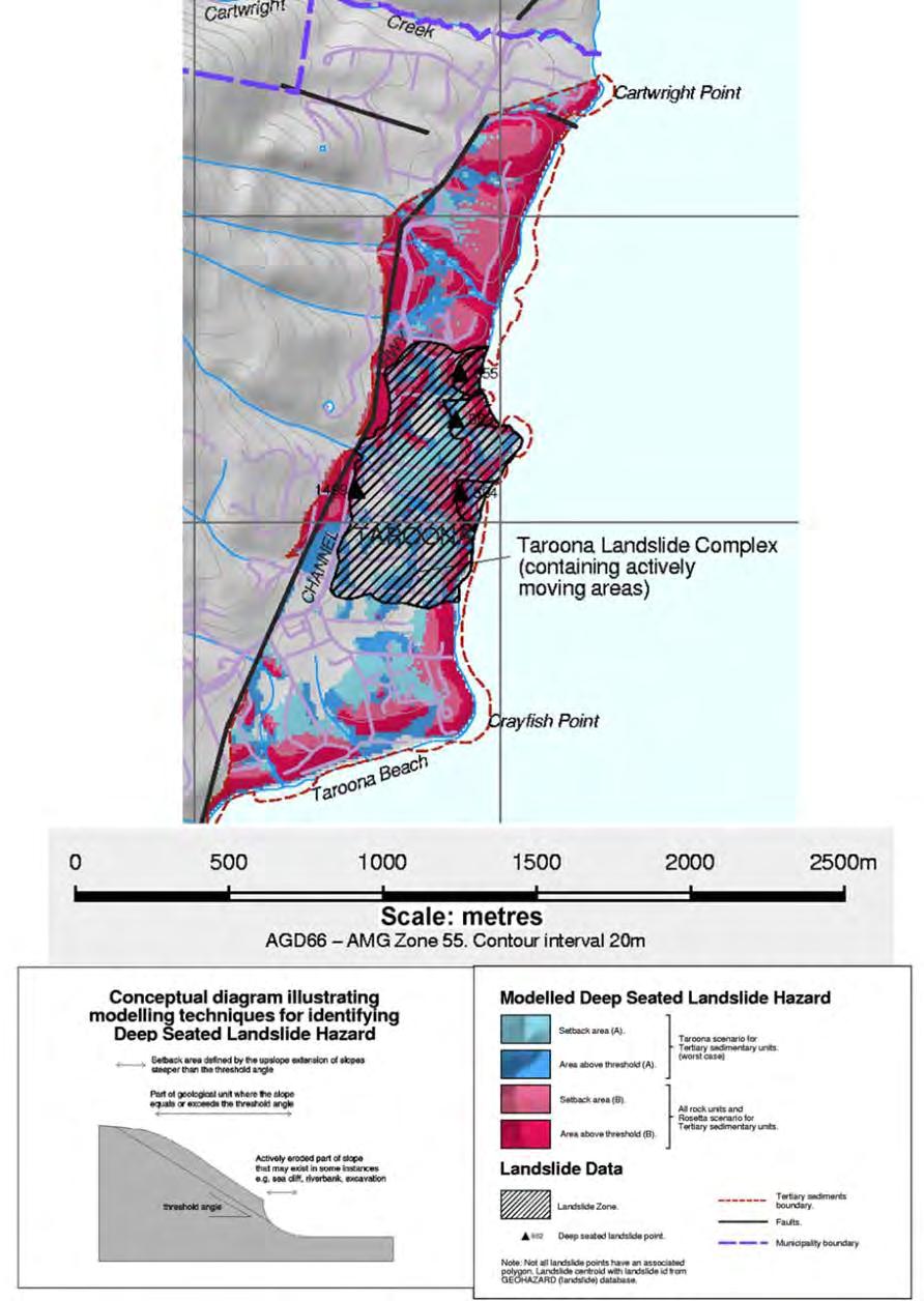 New information generated known landslide hazard modelling