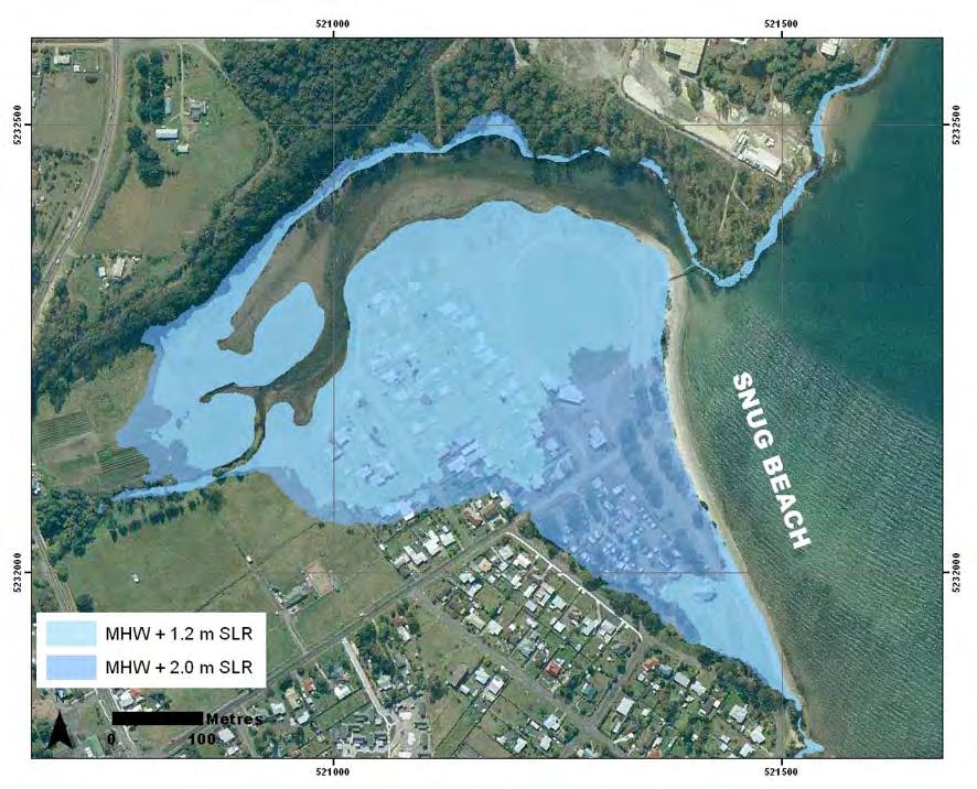 2008); Allows for more realistic lower rise with storm surge allowance on top; Identifies full extent of
