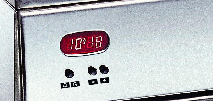 displays the time of day and sets the cooking time, cooking end time, clock and minute timer WGFT9035DG(S)
