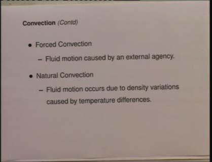 (Refer Slide Time: 38:32) And on the other hand if the fluid motion occurs due to density variations caused by temperature differences, then