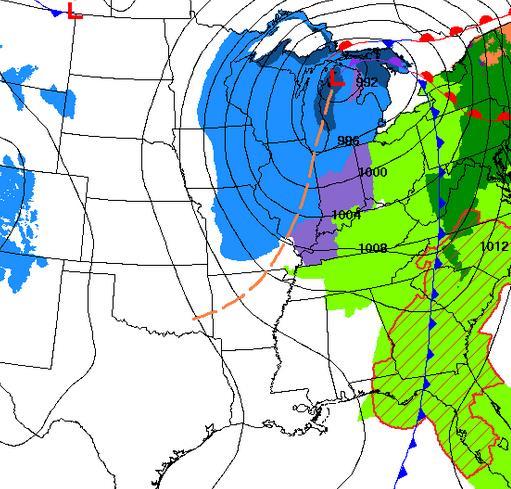 Forecast Maps (February 2-3) Tuesday Morning