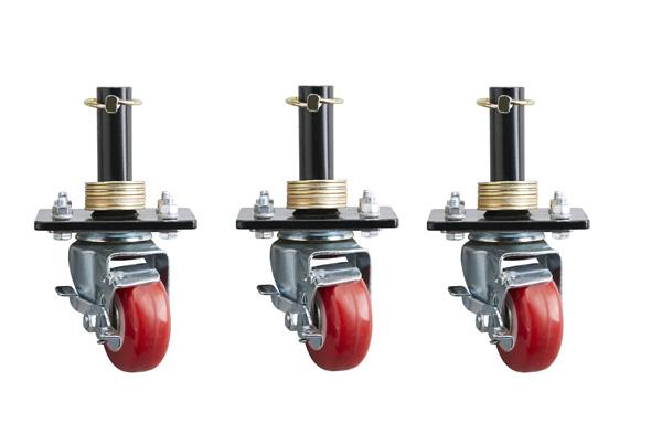 MSC09235 UTV V-Plow Caster Wheel Kit Allows you to more easily move the