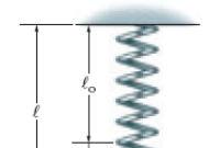 3.2 The Free-Body Diagram (Continued) Spring Linear elastic spring: change in length is directly proportional to the force acting on it spring