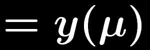 y(x) is function of