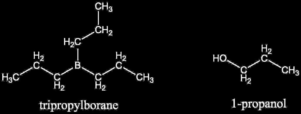 Draw the structures of the initially formed protonated propene and the product alcohol. Name the product. (6 p.