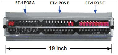4 ORDERING INFORMATION FOR FT-19R Terminal Connections R = Screw Type (Standard) S = Stud & Nut Type (Optional) Panel Height 19 Mounting panel with 3 cutouts 2 3 X Y 4 S = 2 Rack Units = 3 Rack Units