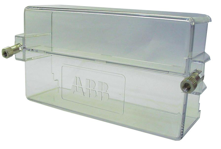 before cover can be mounted and secured (Style # 9683A78G03) Individual Clear Cover Switch handles may