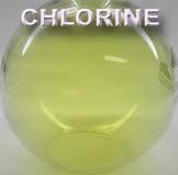 Chlorine gas : was used in gas warfare in WW1 Halogen #2 Cl 2 gas What chlorine is Chlorine is an element used in industry and found in some household products.