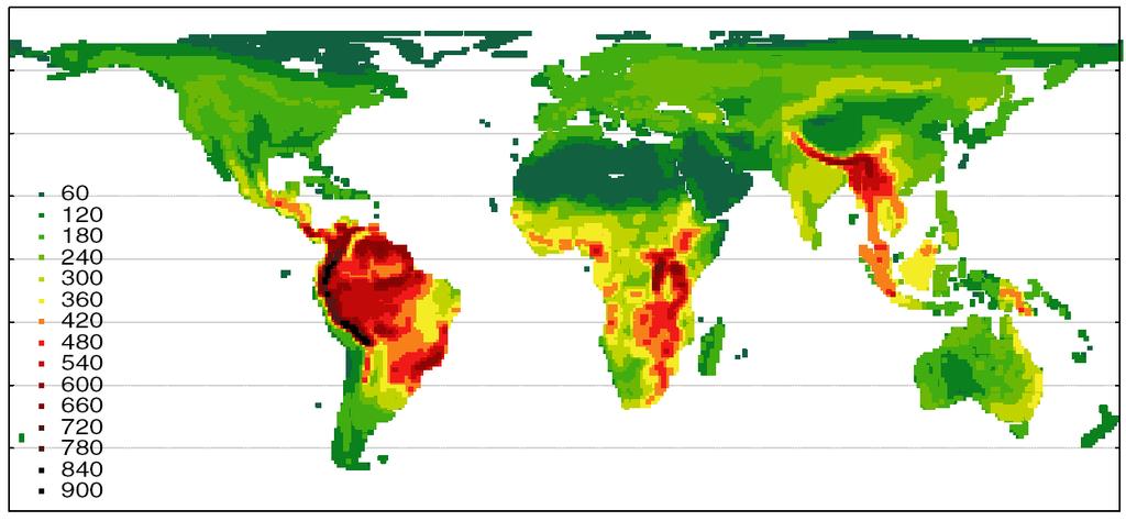 Global diversity gradients energy-related variables are consistent predictors of diversity latitudinal diversity gradient is fully attributable to