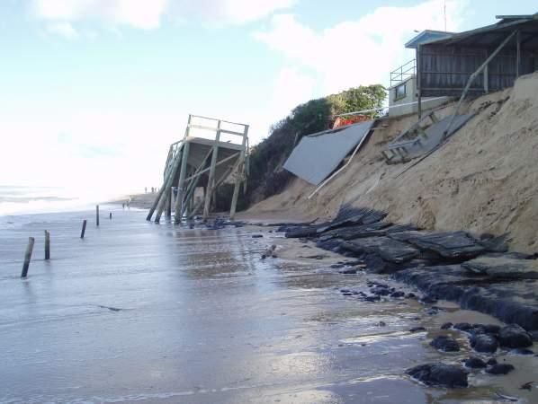 increase the frequency of coastal inundation and erosion.