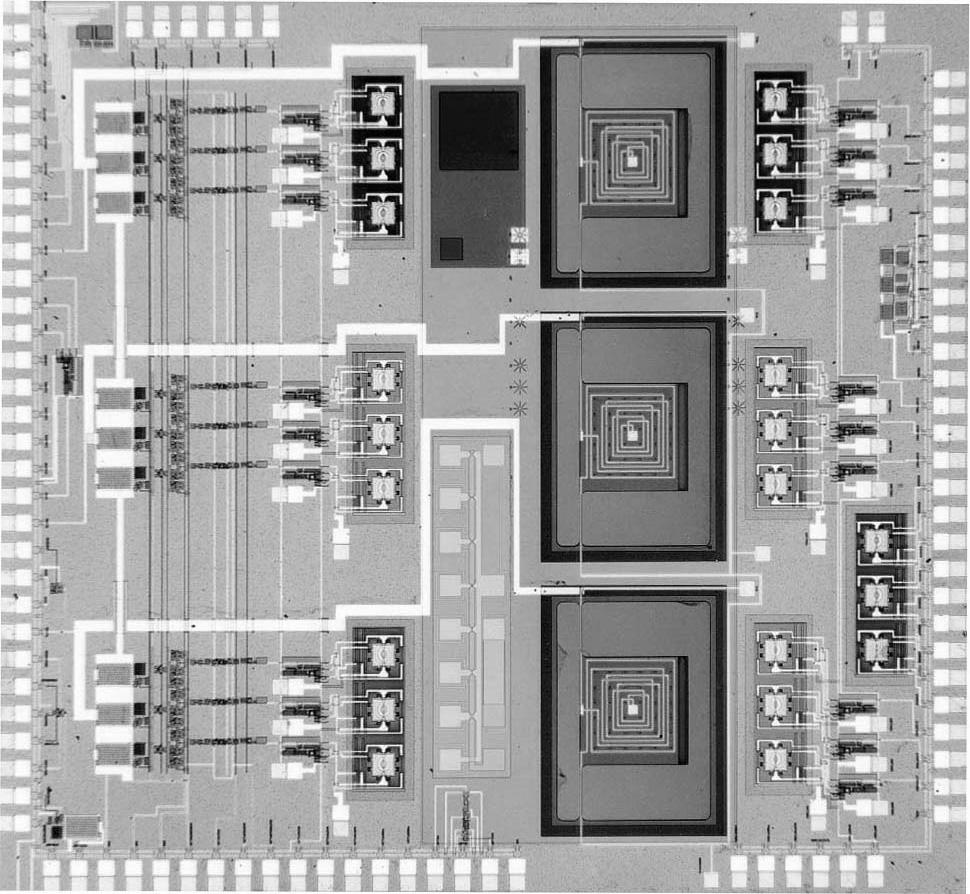 126 CMOS circuits Actuator CMOS circuits Air flow Shear stress sensors Figure 5.