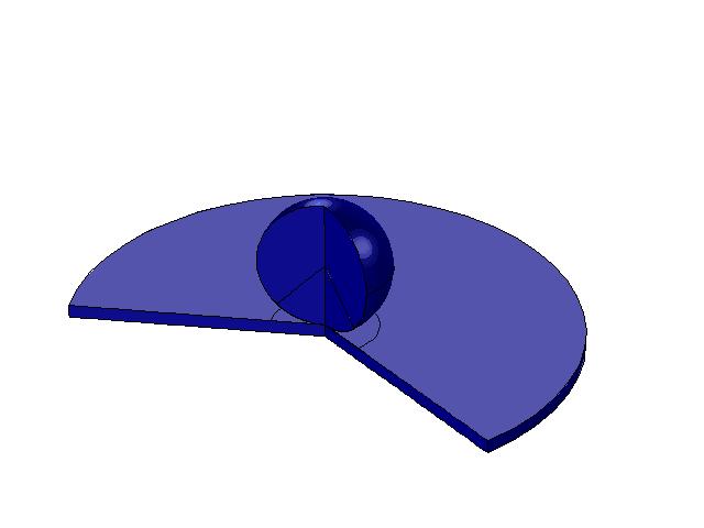 Impact simulation of a round plate with the fixed contour The special simulation was done for definition of valid limits of model at investigation of low-velocity impact of the laminate composite