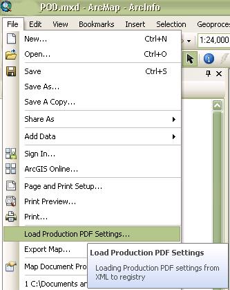 Production PDF Saving and Loading Settings Save PDF settings to XML file Standardize PDF