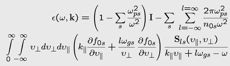 The plasma dispersion function In the calculation of the warm plasma dispersion relations one continuously encounters singular integrals of the kind: where f 0 (x) is some equilibrium function, which