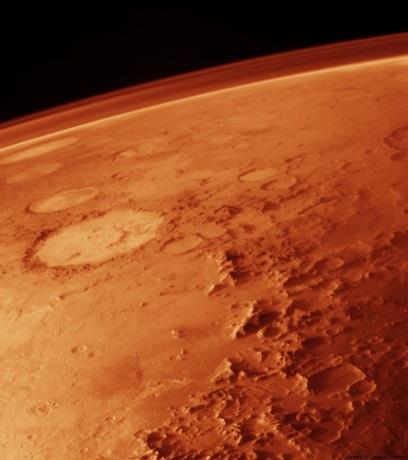 Mars Mars possesses an induced magnetosphere, arising from direct interaction between the solar wind and its ionosphere.