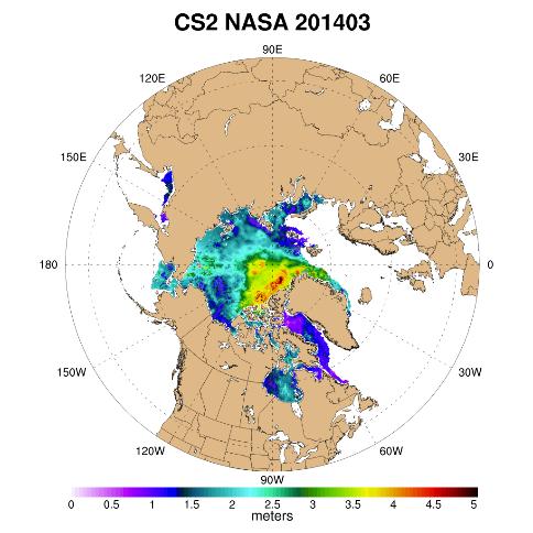 Generation of CS2 Ice Thickness Field Start with ACNFS monthly mean thickness for MM/YY Compute difference in monthly means 28-day CS2 minus ACNFS monthly mean Add difference to ACNFS thickness on